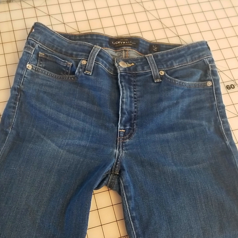 Lucky brand Jeans Size 4 27 Hayden skinny ankle  medium wash Stretch high
